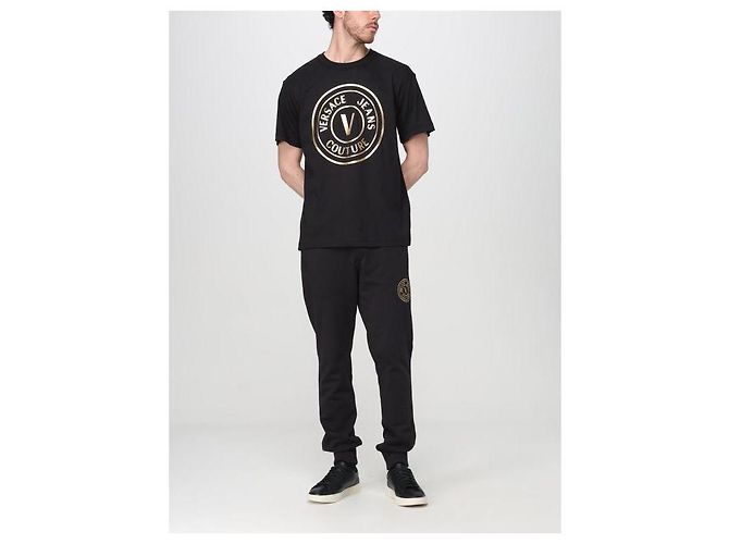 Versace Jogginghosen mit gesticktem Emblem Schwarz - Ansicht 5