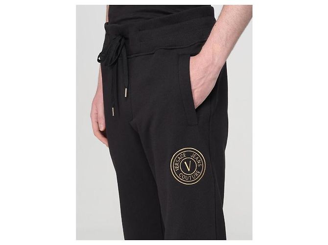 Versace Jogginghosen mit gesticktem Emblem Schwarz - Ansicht 7