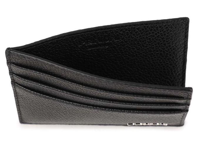 Prada Calfskin Card Wallet Black - view 7