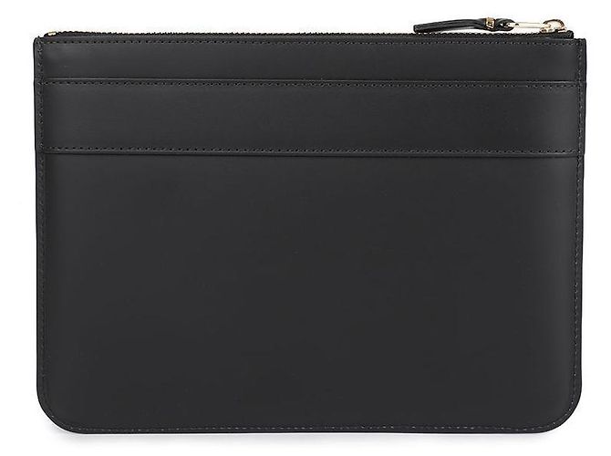 Comme Des Garcons Big Bow Leather Pouch Bag - view 5