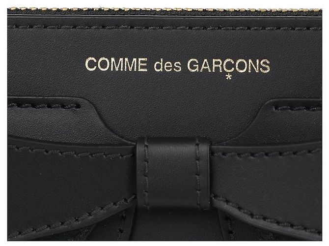 Comme Des Garcons Big Bow Leather Pouch Bag - view 9