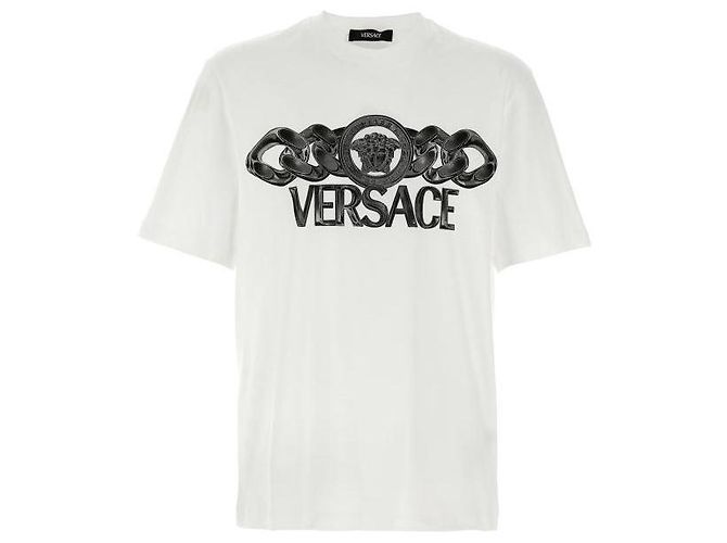 Versace Medusa On Chain T-Shirt Weiß - Ansicht 4