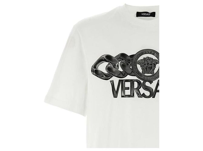 Versace Medusa On Chain T-Shirt Weiß - Ansicht 6
