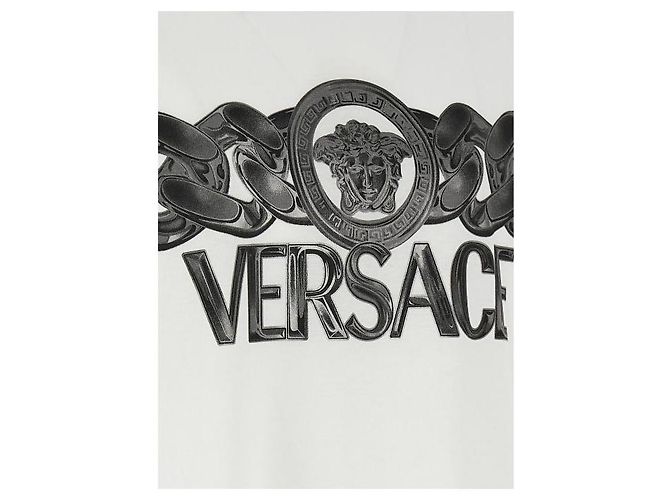 Versace Medusa On Chain T-Shirt Weiß - Ansicht 7