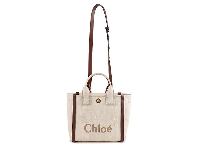 Chloé Kleine Raffia-Tote-Tasche - Ansicht 5