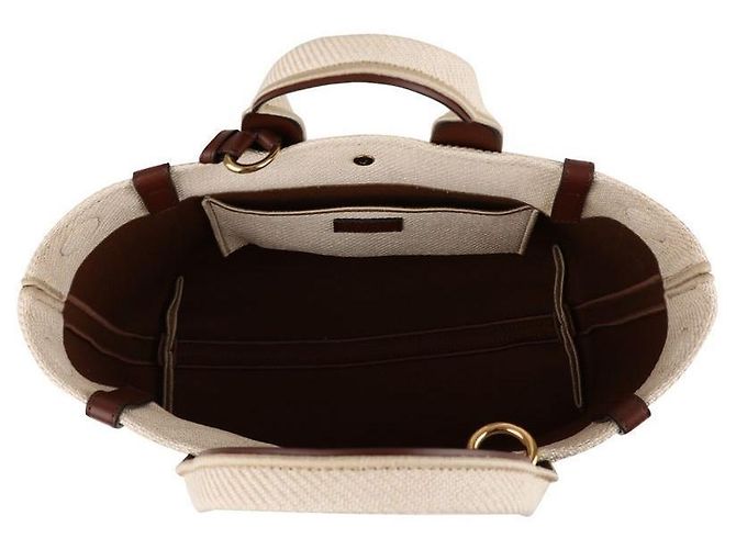 Chloé Kleine Raffia-Tote-Tasche - Ansicht 7