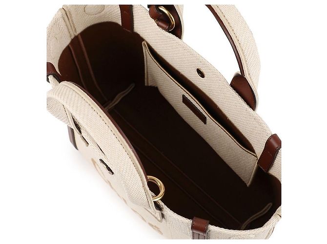 Chloé Kleine Raffia-Tote-Tasche - Ansicht 8