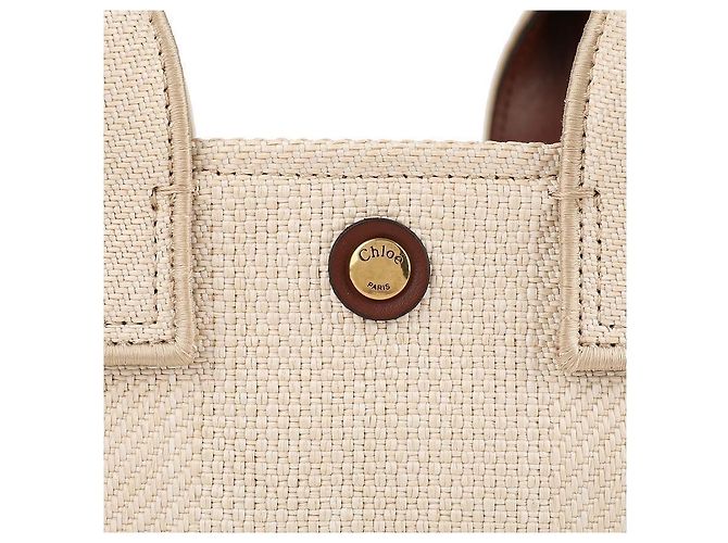 Chloé Kleine Raffia-Tote-Tasche - Ansicht 9