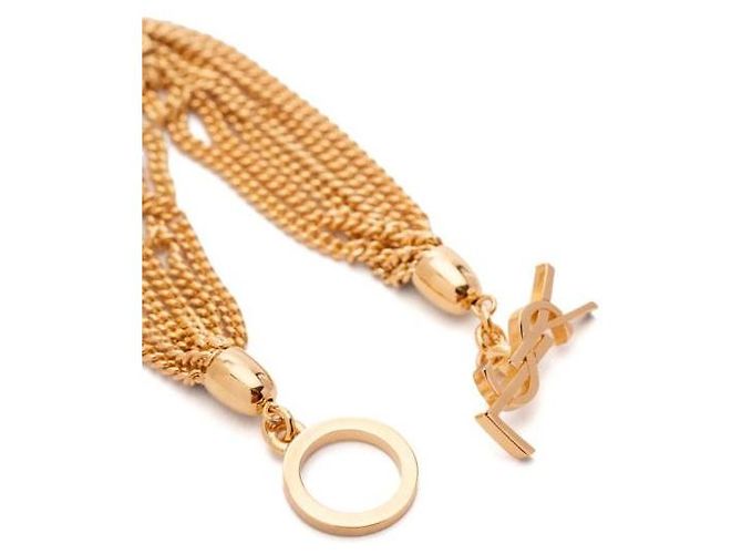 Saint Laurent Bracciale a catena CASSANDRE in metallo - vista 7