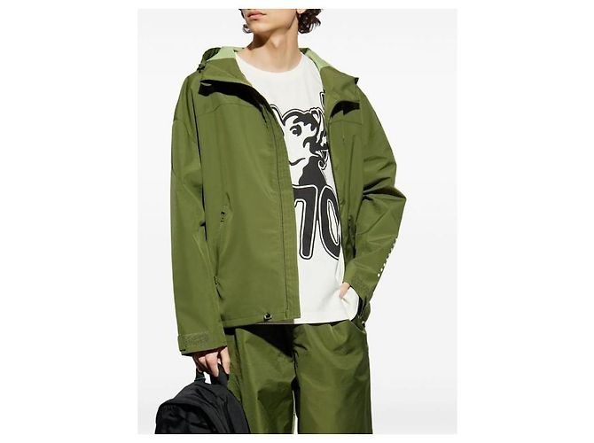 Kenzo Giacca a vento Boke Flower Marrone - vista 5