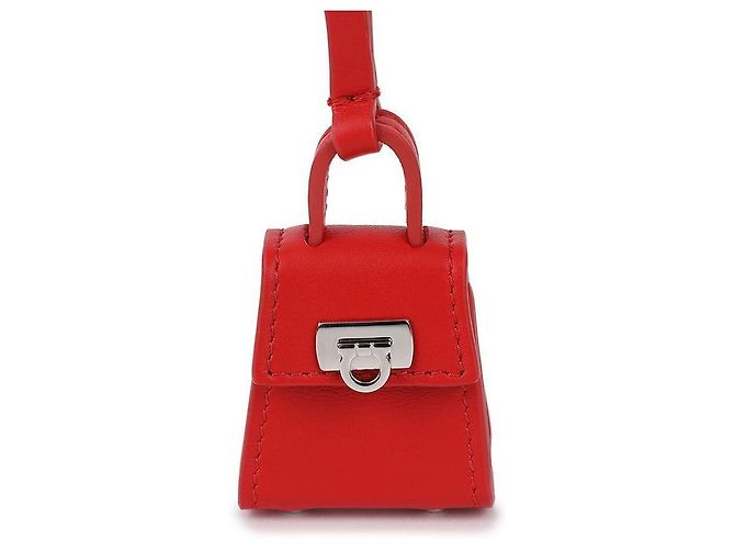 Salvatore Ferragamo Charm Gancini Rosso - vista 8