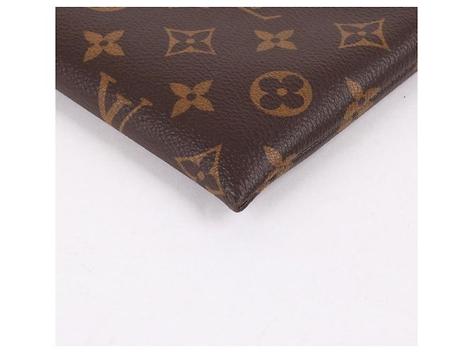 Louis Vuitton Borsa Clutch GM Monogram Discovery Marrone - vista 10