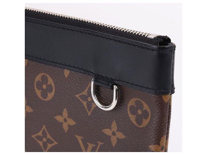 Louis Vuitton Borsa Clutch GM Monogram Discovery Marrone - vista 5