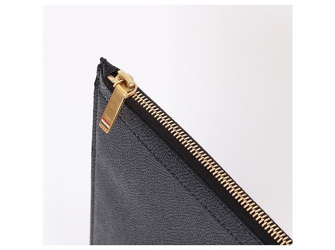 Thom Browne Grande borsa a mano con zip e supporto per laptop - vista 4
