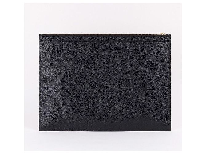 Thom Browne Grande borsa a mano con zip e supporto per laptop - vista 9