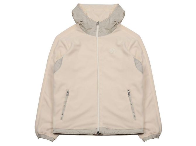 Moncler Felpa con zip reversibile per uomo Bianco - vista 4