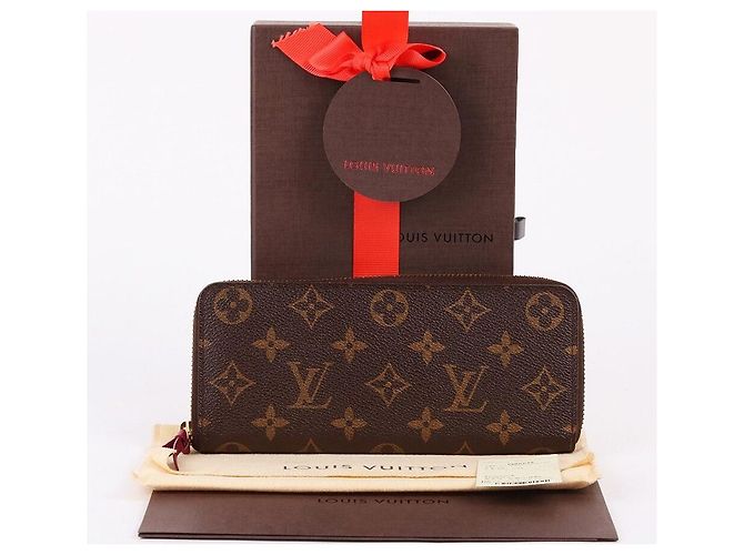Louis Vuitton Monogramm Clemence Damen Langbörse Braun - Ansicht 9