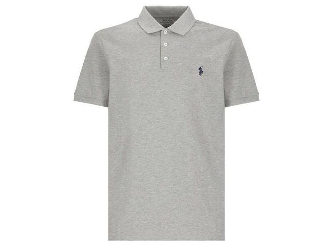 Ralph Lauren Maßgeschneiderte Slim Fit Stretch Mesh Poloshirt Braun - Ansicht 4