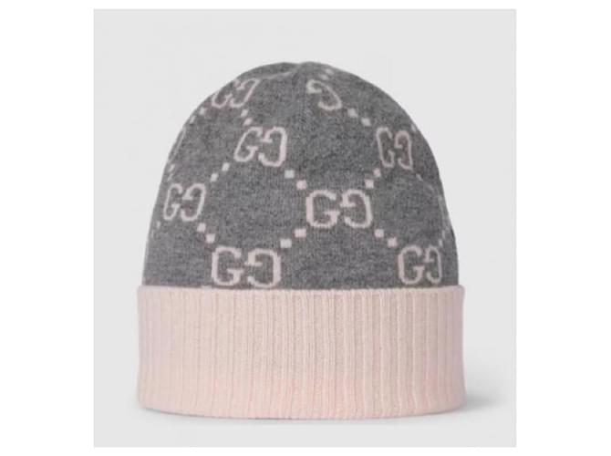 Gucci Cashmere-Jacquard-Mütze Braun - Ansicht 4