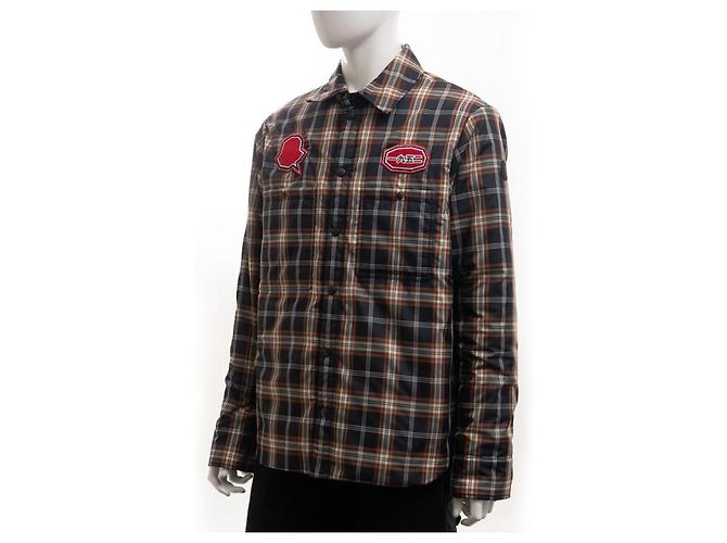 Camicia overshirt da uomo Moncler Genius Blu - vista 4