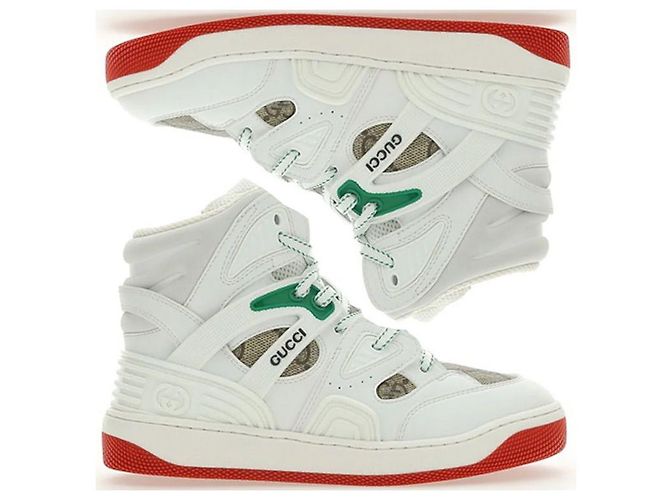 Gucci Sneakers con lacci per bambini Bianco - vista 3