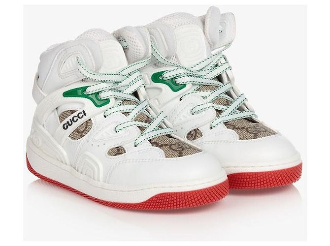 Gucci Sneakers con lacci per bambini Bianco - vista 5