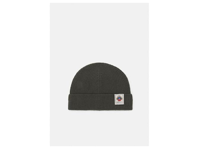Bally Logo Patch Beanie Green - view 5