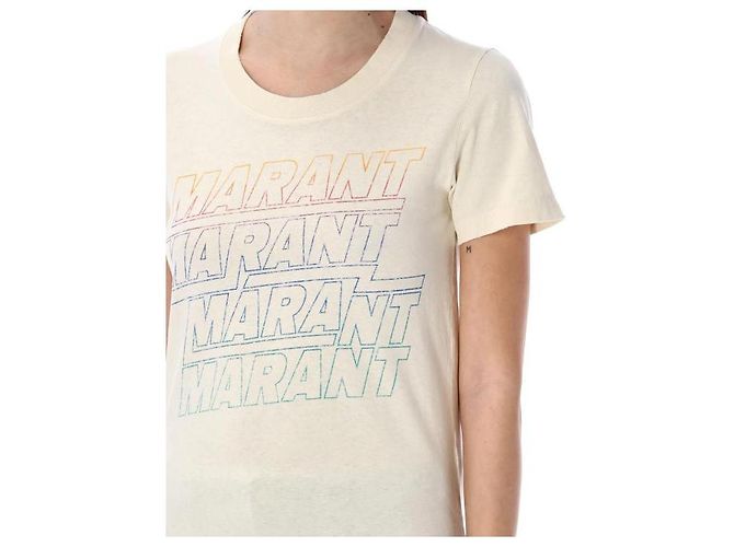 Isabel Marant Camiseta con logo Blanco - vista 6