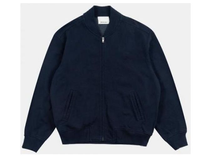 Isabel Marant Jersey Bomberjacke Blau - Ansicht 4
