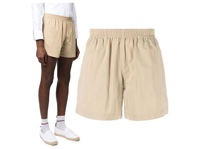 Thom Browne Hochdichte Nylon-Tech-Shorts Braun - Ansicht 3