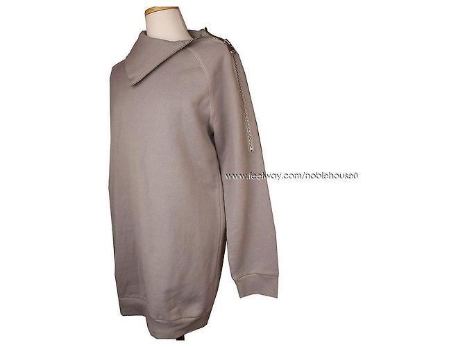 Maison Martin Margiela Felpa grigia con collo alto Maison Margiela Multicolore - vista 2