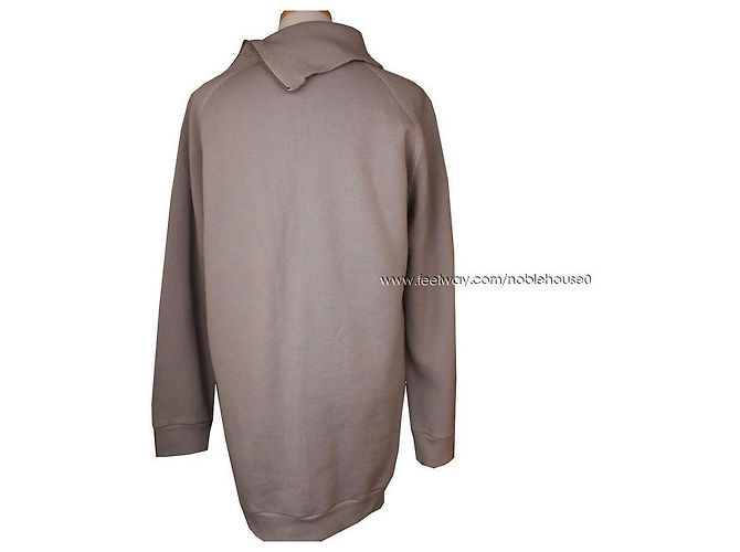 Maison Martin Margiela Felpa grigia con collo alto Maison Margiela Multicolore - vista 4