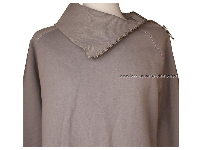 Maison Martin Margiela Felpa grigia con collo alto Maison Margiela Multicolore - vista 6