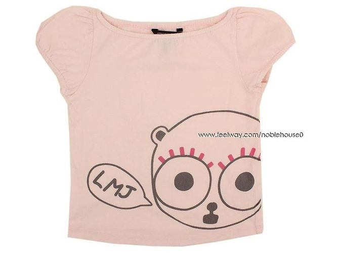 Chloé Burberry Mark T-Shirt und Denim-Shorts Set für Mädchen Blau - Ansicht 2