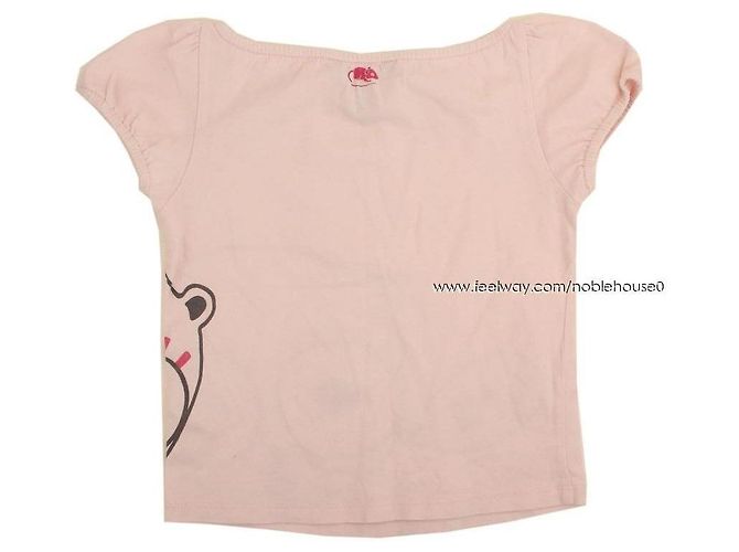 Chloé Burberry Mark T-Shirt und Denim-Shorts Set für Mädchen Blau - Ansicht 3