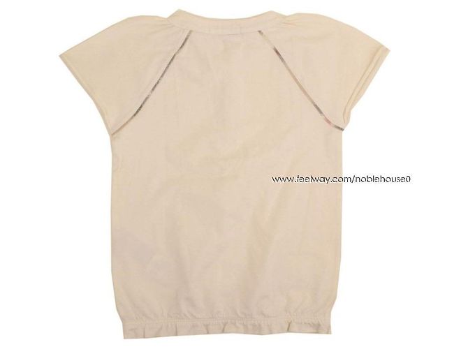 Chloé Burberry Mark T-Shirt und Denim-Shorts Set für Mädchen Blau - Ansicht 5