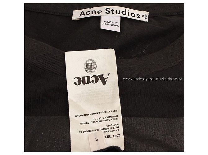 Top de tirantes con estampado de letras verde oscuro Acne - vista 5