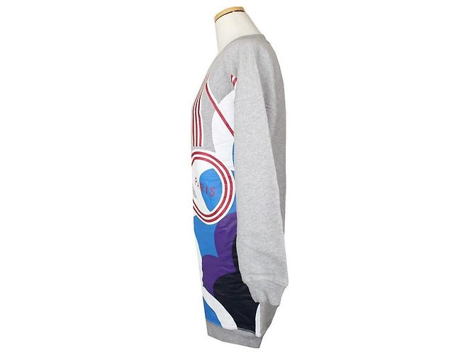Kenzo Kinder Fleece Sweatshirt mit Multi-Logo, Langes Oberteil, Jahre Erwachsene Braun - Ansicht 3