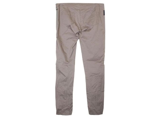 Pantalones khaki con detalles de cremallera Armani Jeans Castaño - vista 2