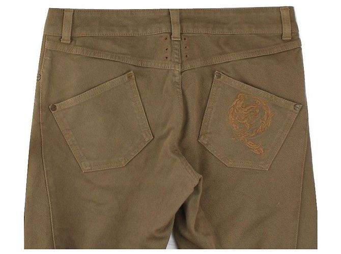 Alexander Mcqueen Khaki Jeanshose Braun - Ansicht 4