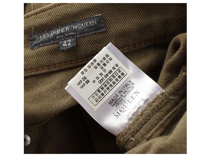 Alexander Mcqueen Khaki Jeanshose Braun - Ansicht 5
