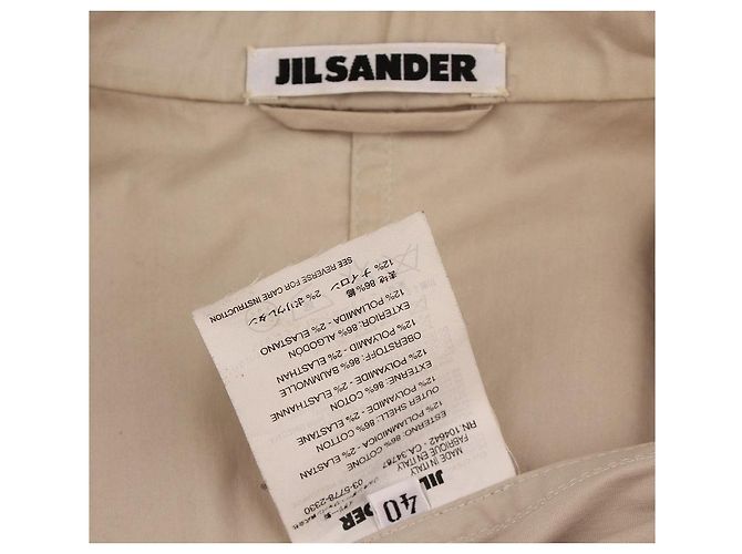 Jil Sander Chaqueta Beige Impresa Naranja - vista 6