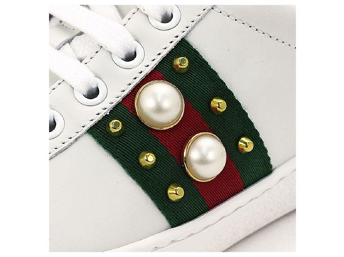 Gucci Baskets Basses Ace Stud Multicolore - vue 2