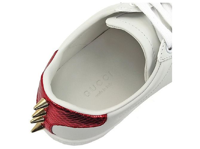 Gucci Baskets Basses Ace Stud Multicolore - vue 6