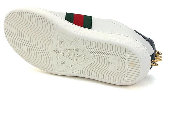 Gucci Baskets Basses Ace Stud Multicolore - vue 8