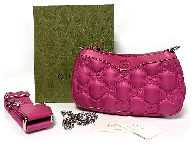 Gucci Borsa a Spalla Matelassé Donna FABLA Rosa - vista 6