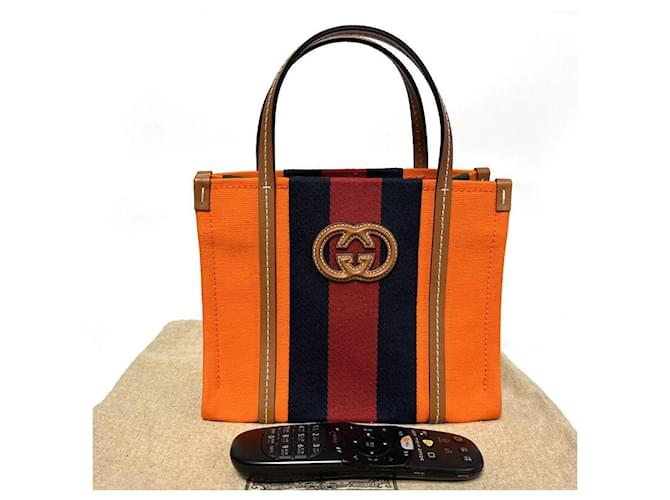 Gucci Mini Interlocking Tote Bag FABCL Mehrfarben - Ansicht 3