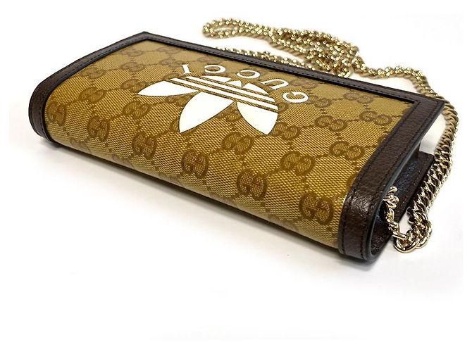 Gucci Borsa a spalla lunga portafoglio Chain Adidas Multicolore - view 12