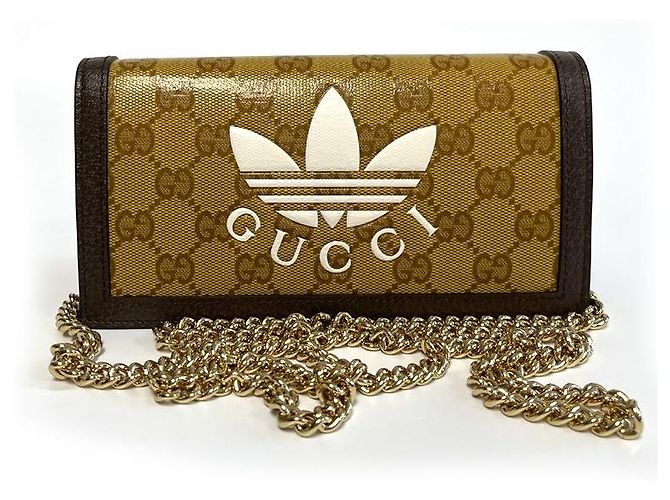 Gucci Borsa a spalla lunga portafoglio Chain Adidas Multicolore - view 2