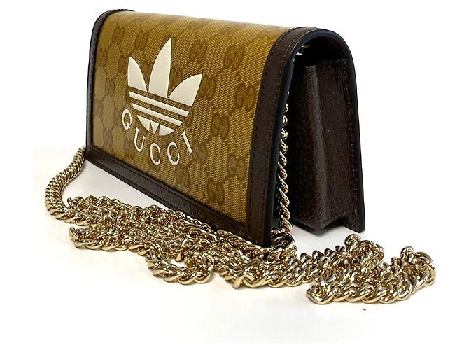 Gucci Borsa a spalla lunga portafoglio Chain Adidas Multicolore - view 7